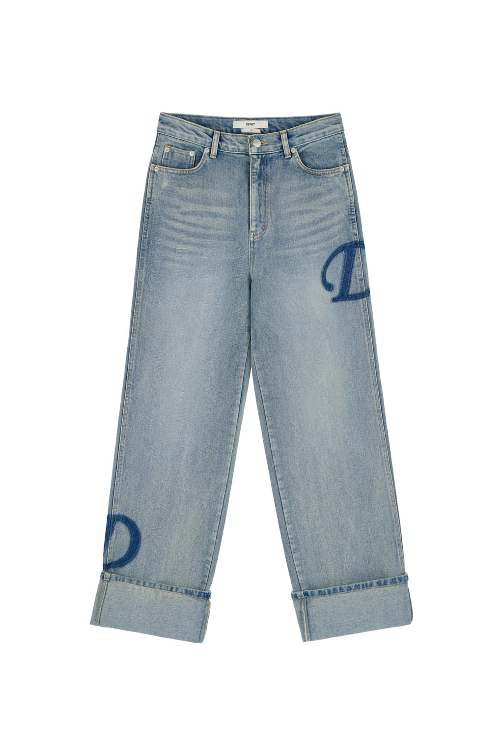 Deinet - D Patch Roll Up Denim (Blue) product image 9 | TRAB K-Fashion Australia