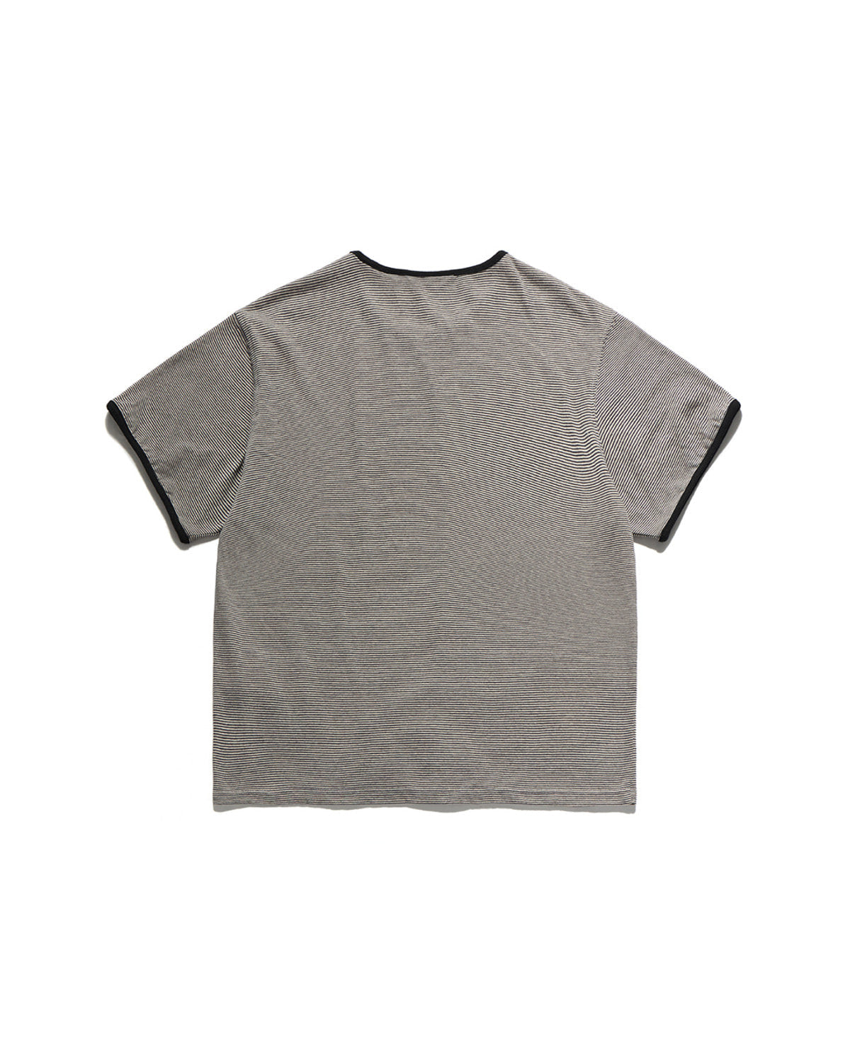 Eastlogue - Ringer Half T-shirts (Black Stripe & Black) product image 2 | TRAB K-Fashion Australia