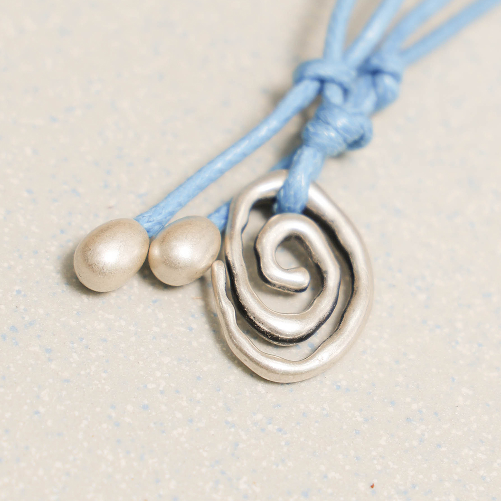 Towtow Archive - Minima Spiral Necklace (Silver) product image 4 | TRAB K-Fashion Australia
