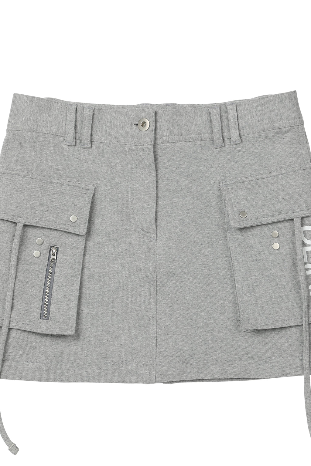 Deinet - Jersey Mini Skirt (Melange Grey) product image 11 | TRAB K-Fashion Australia
