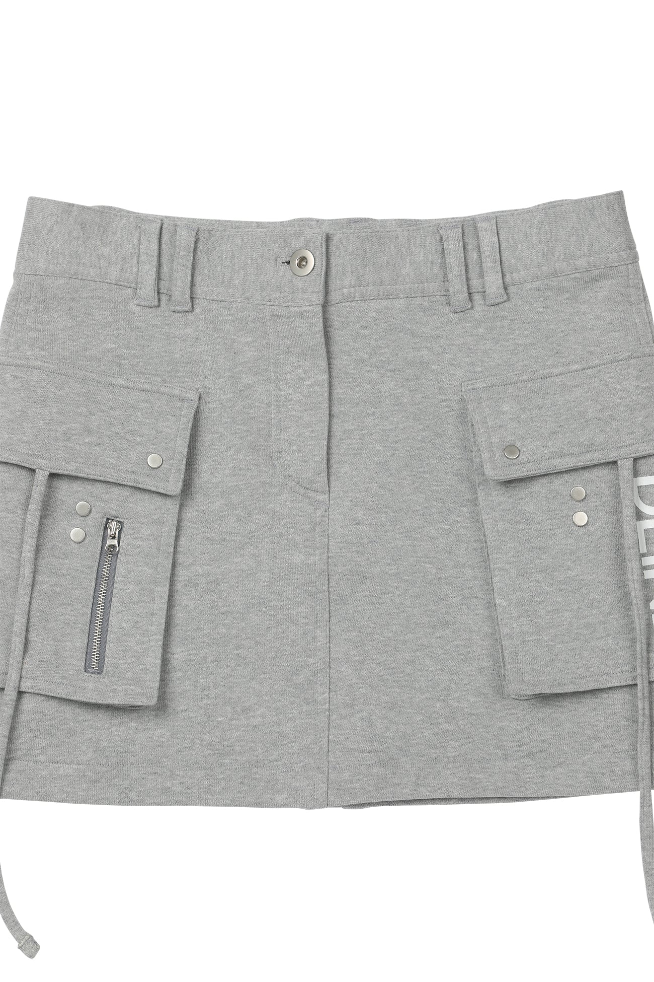 Deinet - Jersey Mini Skirt (Melange Grey) product image 11 | TRAB K-Fashion Australia