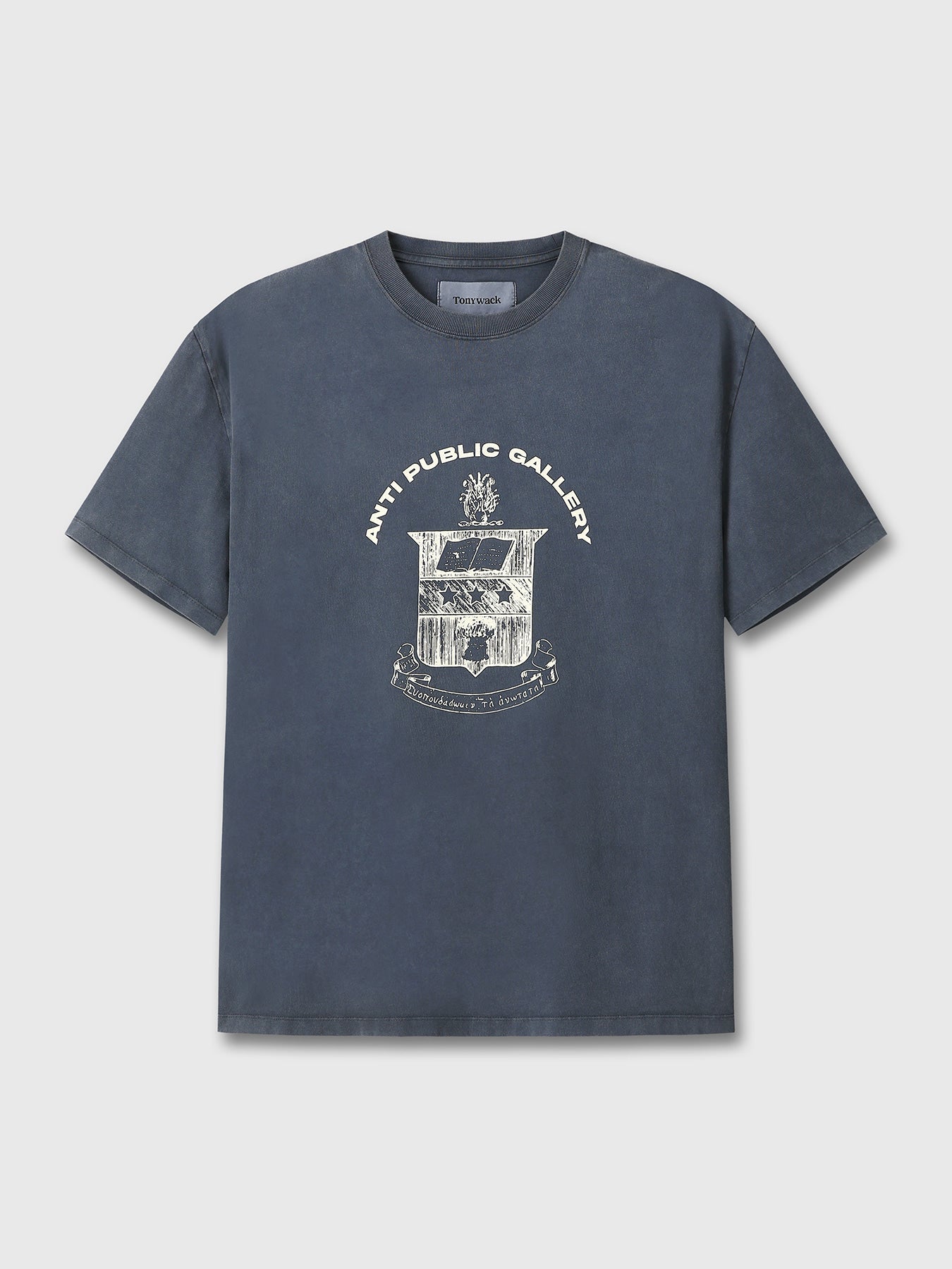 Tonywack - Anti Gallery Garment Dyed T-Shirt (Faded Navy) product image 7 | TRAB K-Fashion Australia