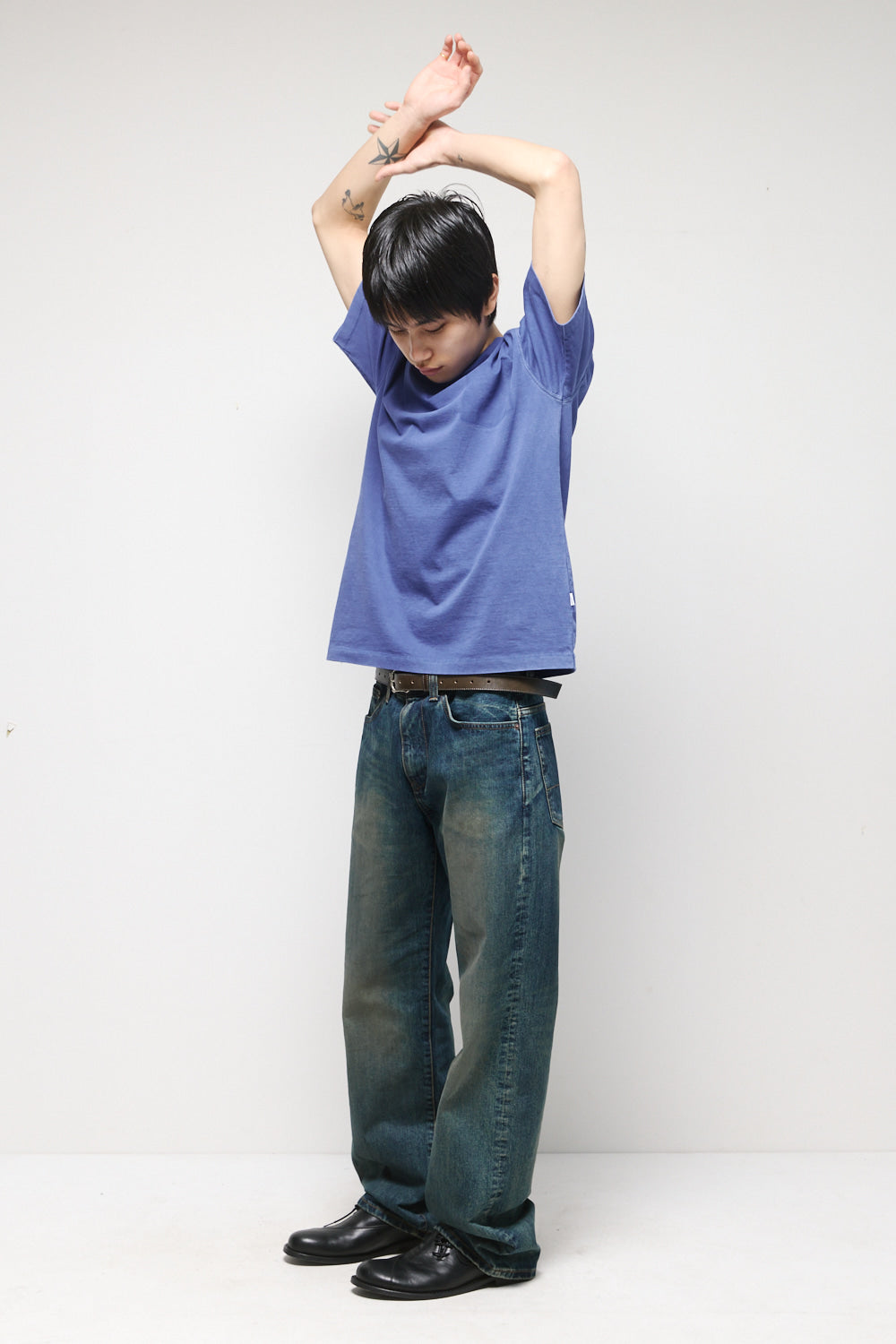 Hatchingroom - Bleached Tee (Vintage Blue) product image 5 | TRAB K-Fashion Australia