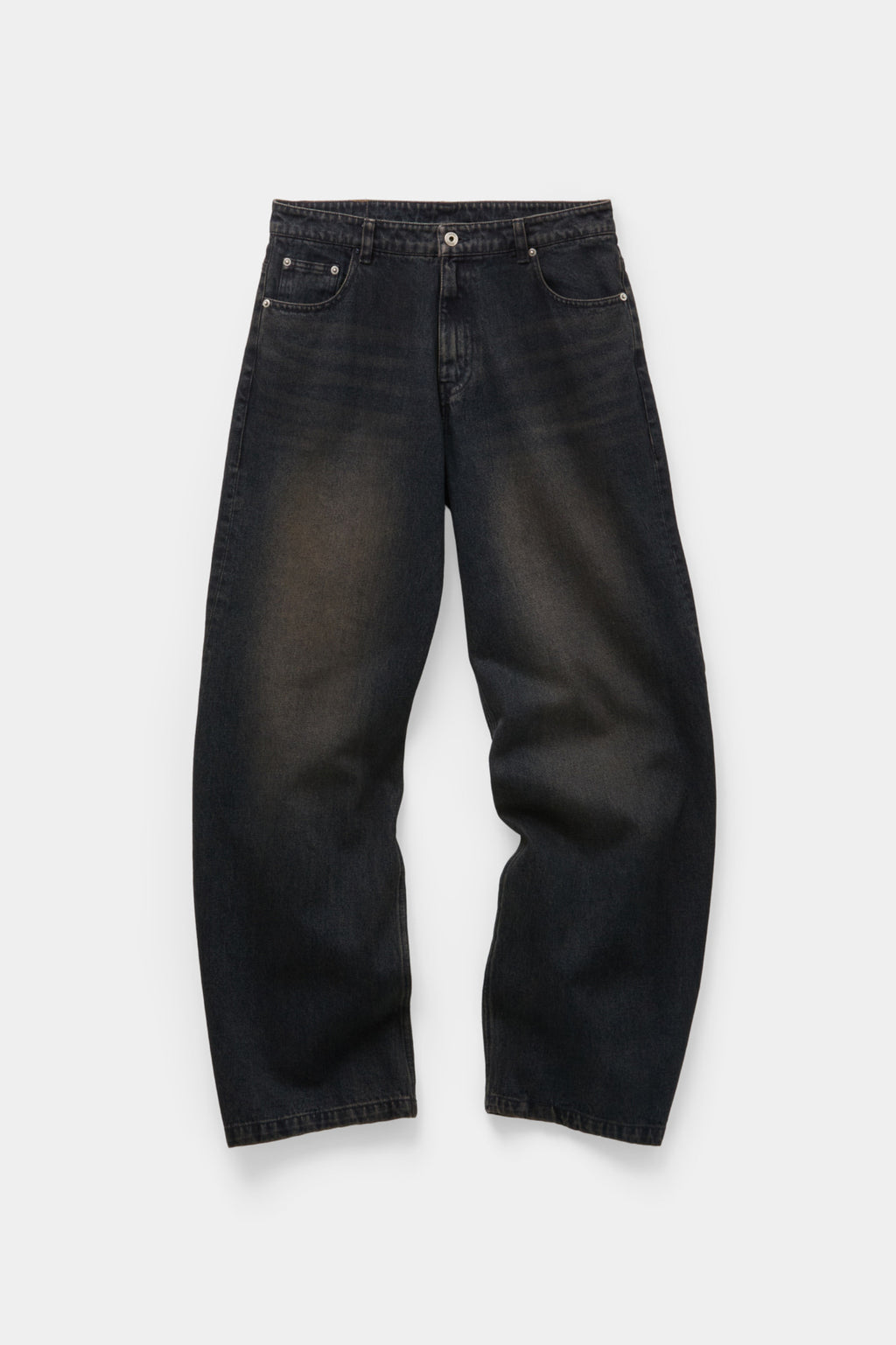 Coor - Back Side Color Washed Jeans (Two-Tone Navy) product image 1 | TRAB K-Fashion Australia