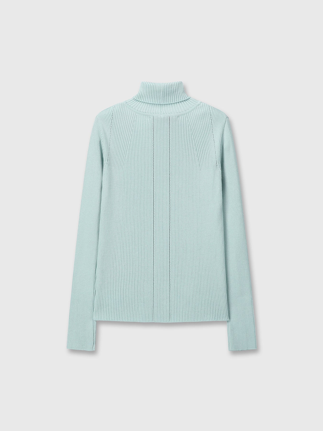 Tonywack - Slim-Fit Ribbed Turtleneck (Mint) product image 9 | TRAB K-Fashion Australia
