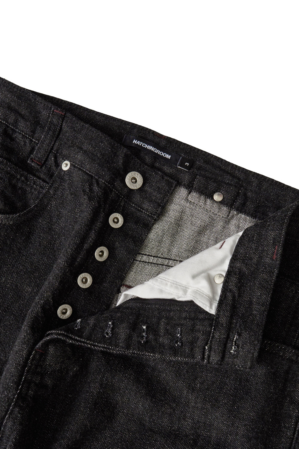 Hatchingroom - Regular Selvedge Jeans (Black) product image 5 | TRAB K-Fashion Australia