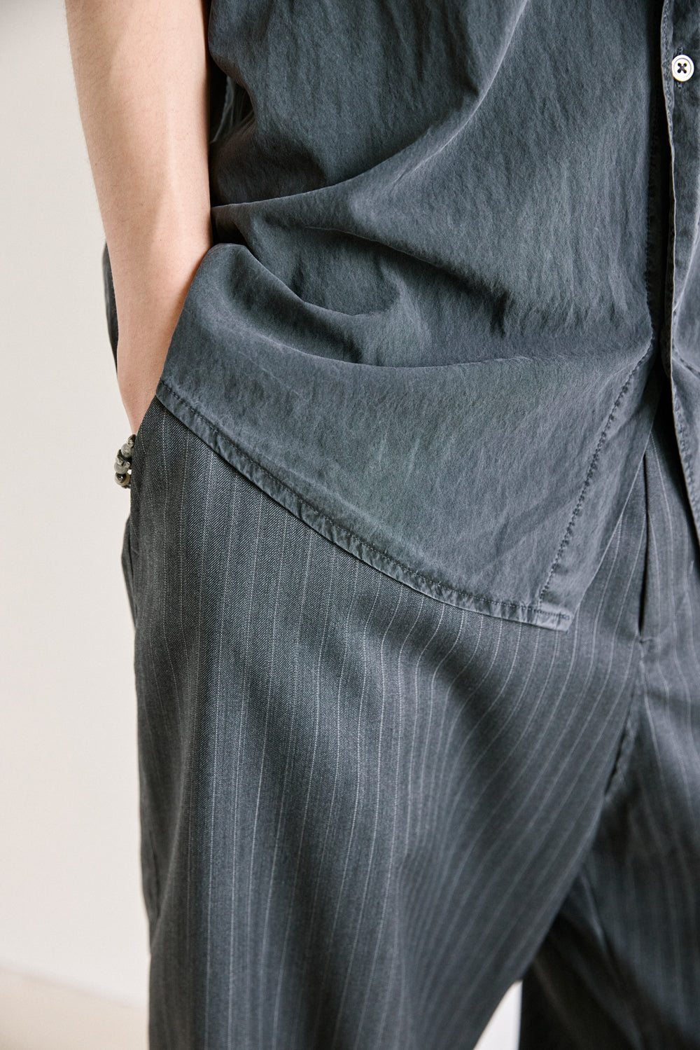 Hatchingroom - Rana Shirt 1/2 (Blue Charcoal) product image 13 | TRAB K-Fashion Australia