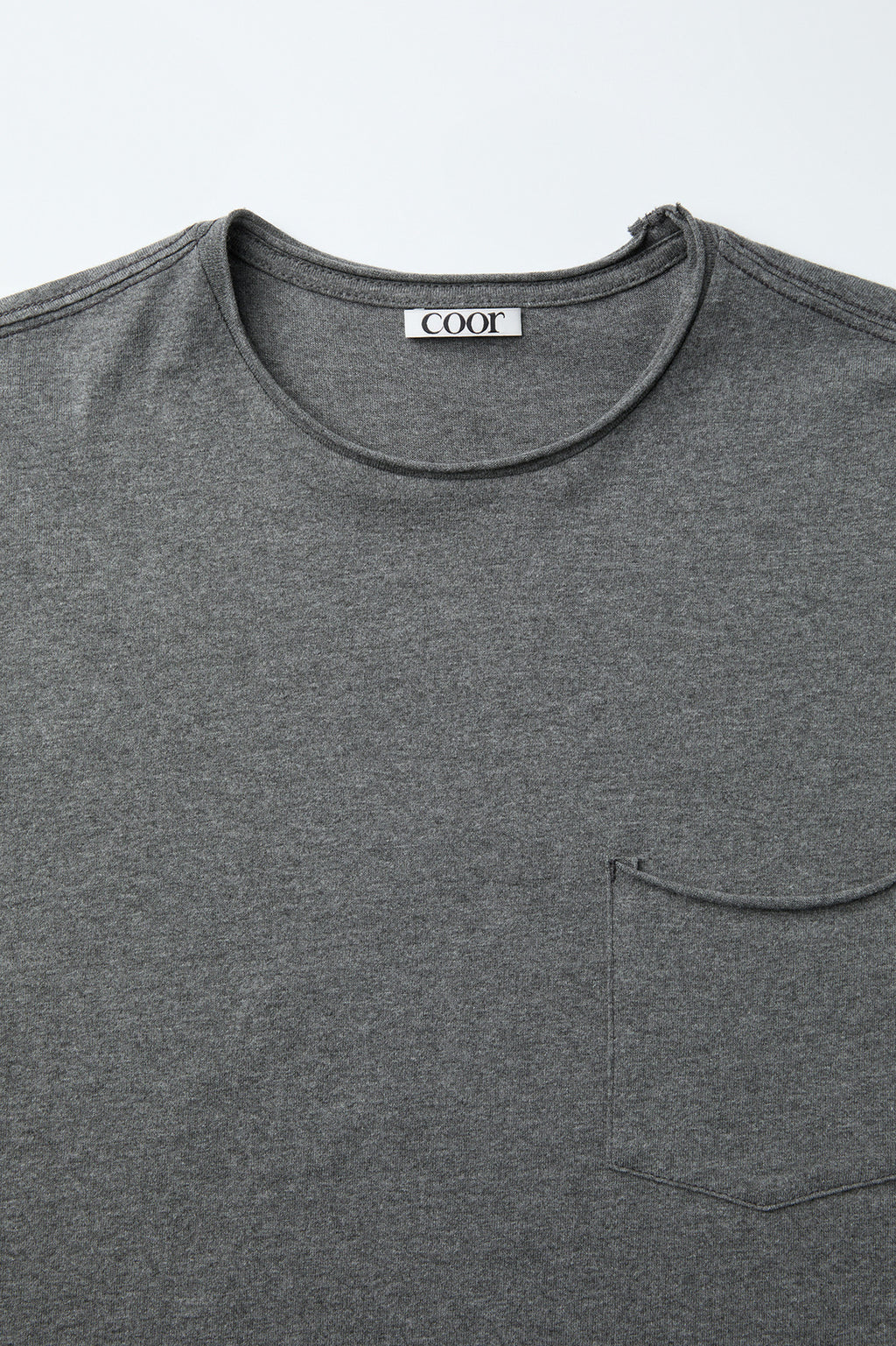Coor - Low Cut Regular Fit T-Shirt (Charcoal) product image 5 | TRAB K-Fashion Australia