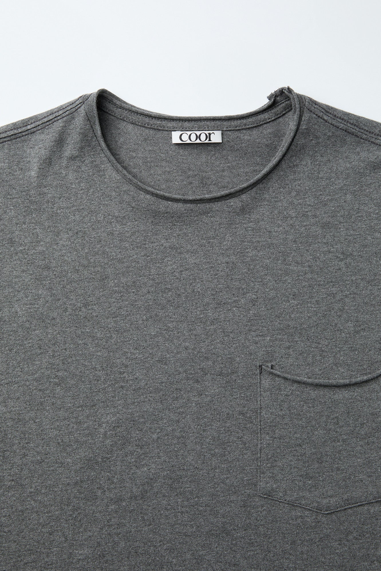 Coor - Low Cut Regular Fit T-Shirt (Charcoal) product image 5 | TRAB K-Fashion Australia