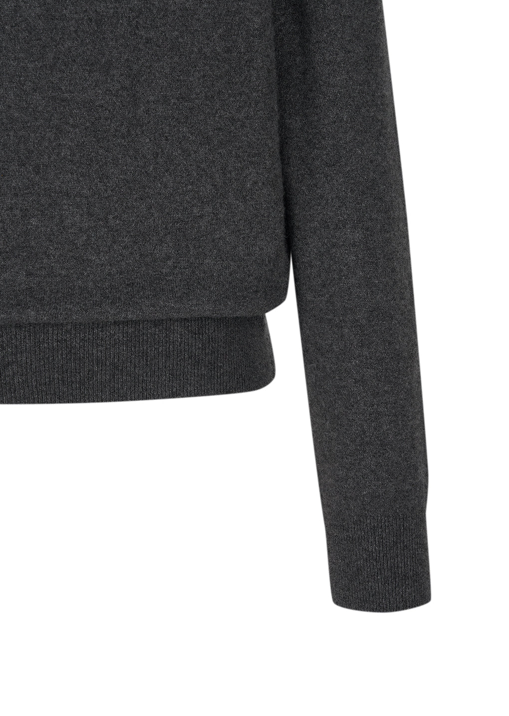 Amomento - Cashmere Crewneck Knit (Melange Grey) product image 5 | TRAB K-Fashion Australia