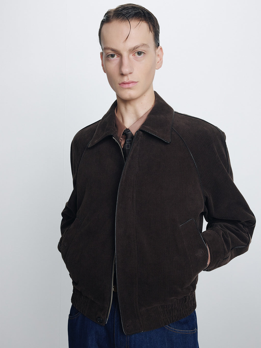 Tonywack - Corduroy Contour Jacket (Brown) product image 5 | TRAB K-Fashion Australia