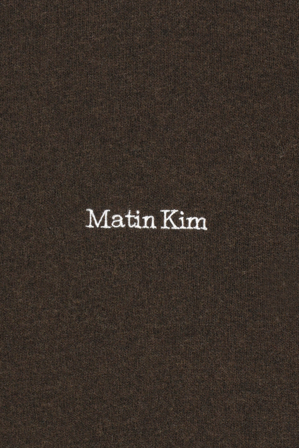Matin Kim - [Pre-Order – Ships September 28] Cashmere Blended Panel Knit Pullover (Brown) product image 5 | TRAB K-Fashion Australia