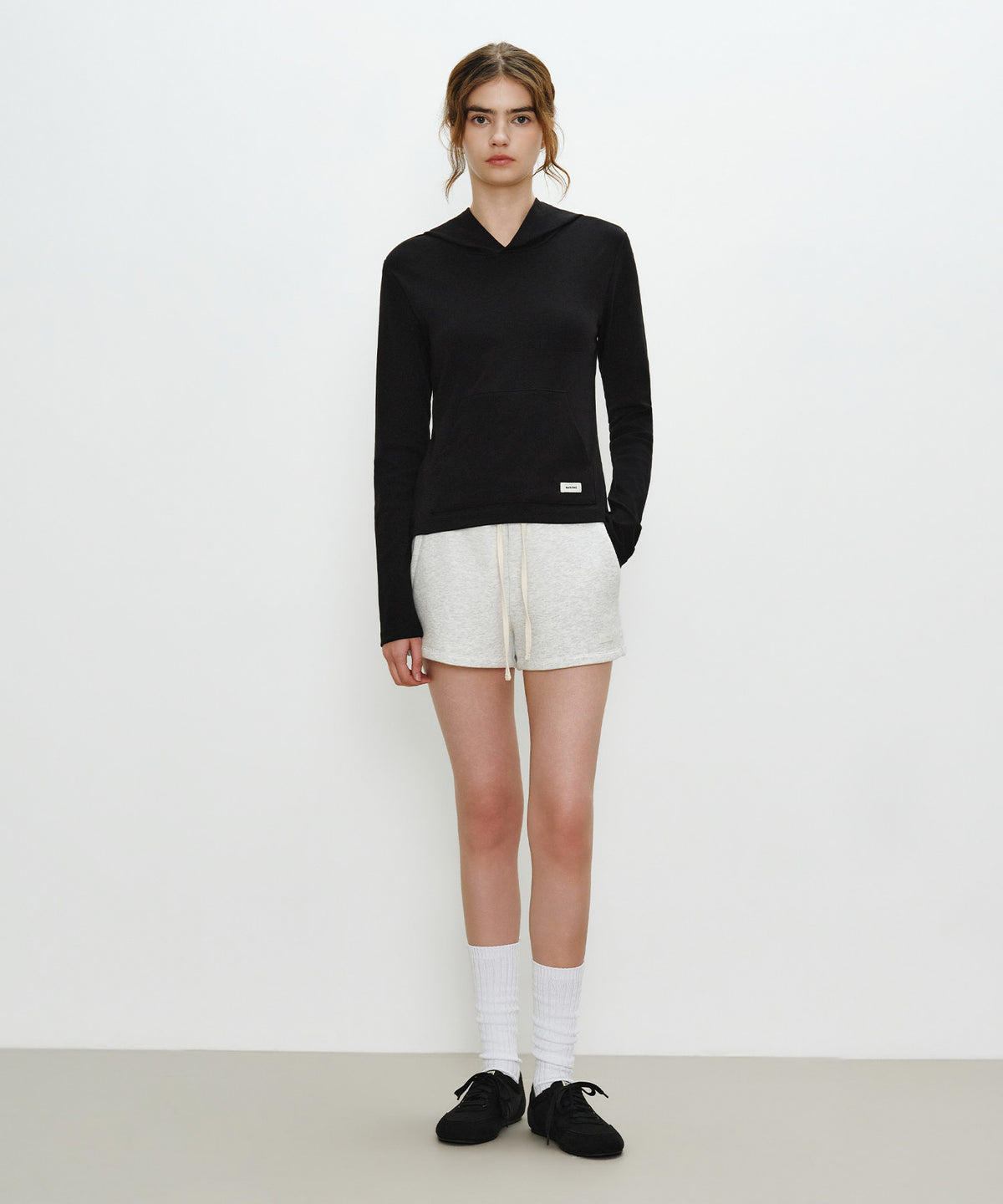 Marithe & Francois Girbaud - Basic Hoodie Long Sleeve (Black) product image 4 | TRAB K-Fashion Australia
