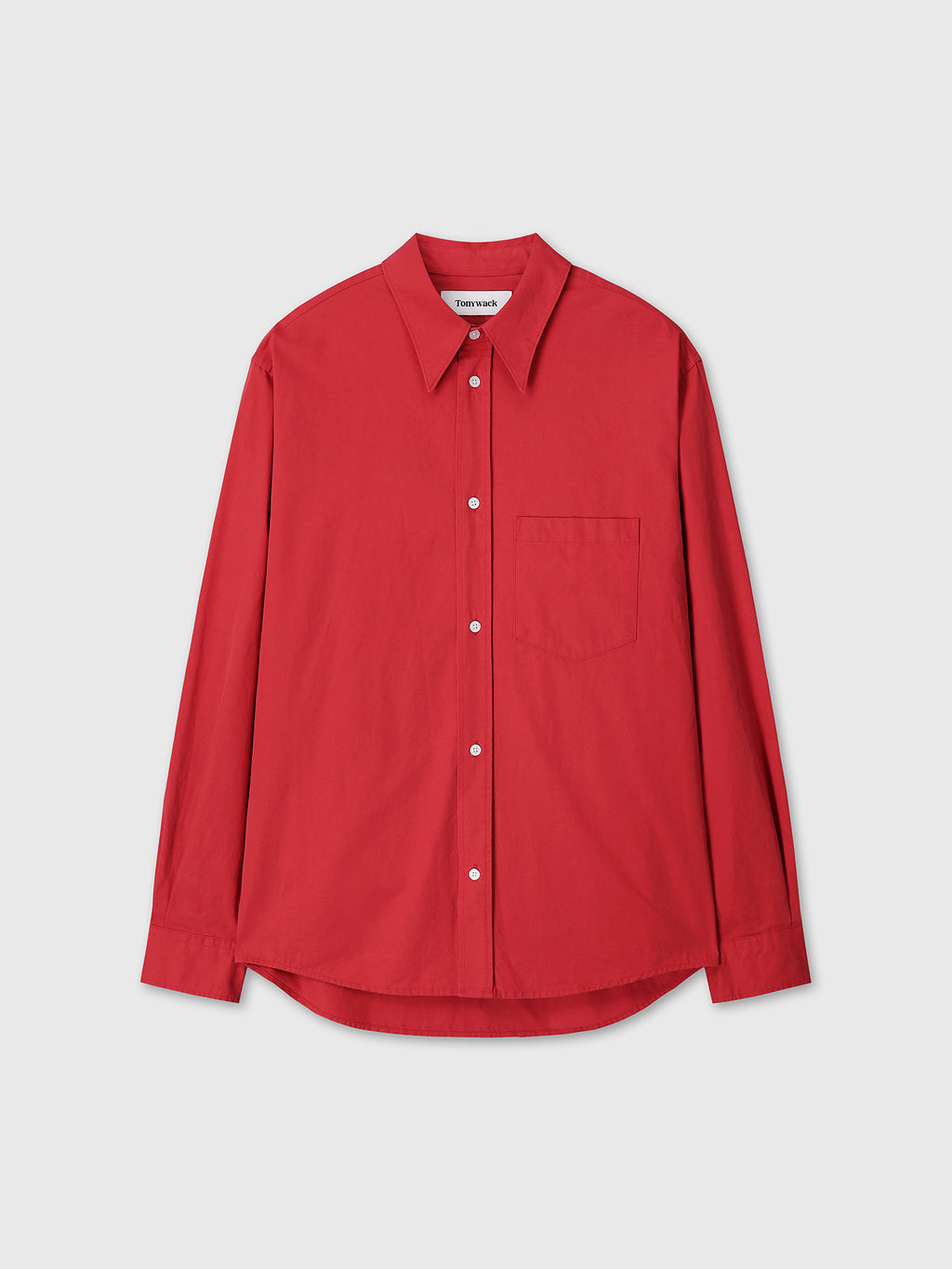 Tonywack - Washed Cotton Essential Shirt (Red) product image 9 | TRAB K-Fashion Australia