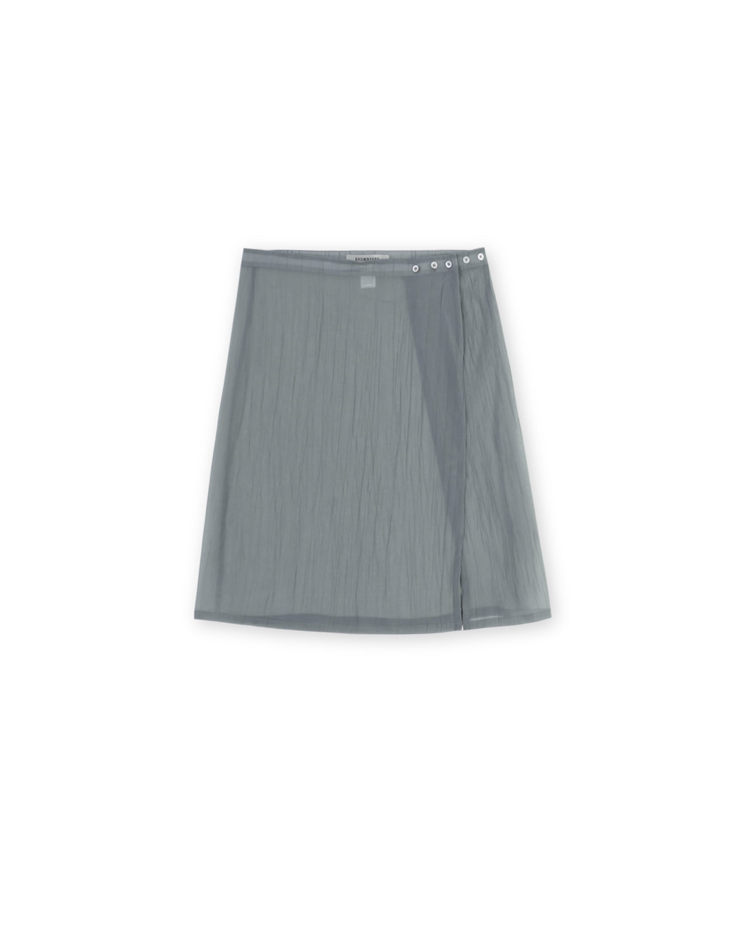 Brownyard - Wrap Skirt (Blue Grey) product image 3 | TRAB K-Fashion Australia
