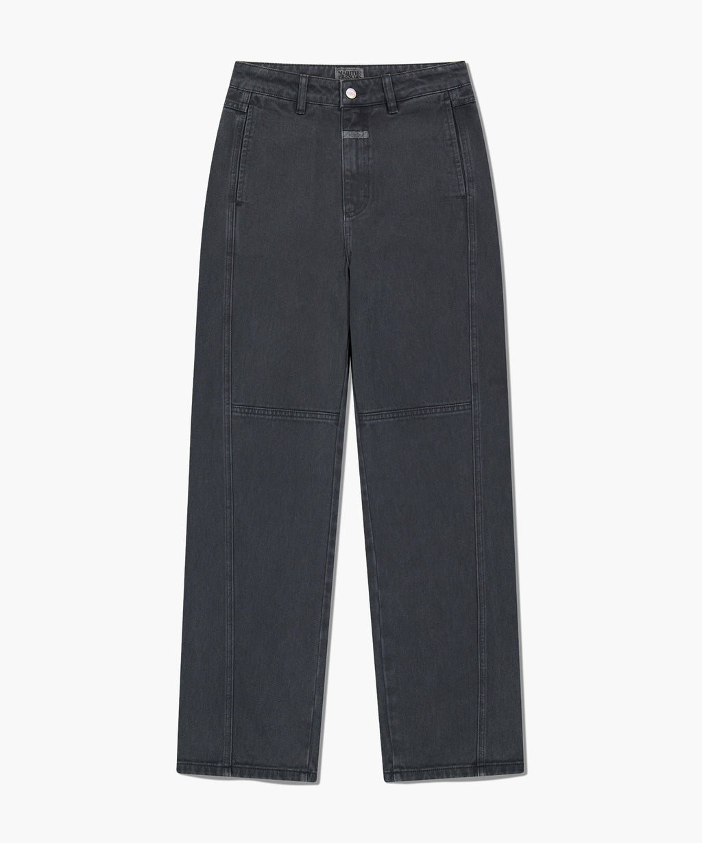 Marithe & Francois Girbaud - Paneled Denim Pants (Dark Gray) product image 6 | TRAB K-Fashion Australia