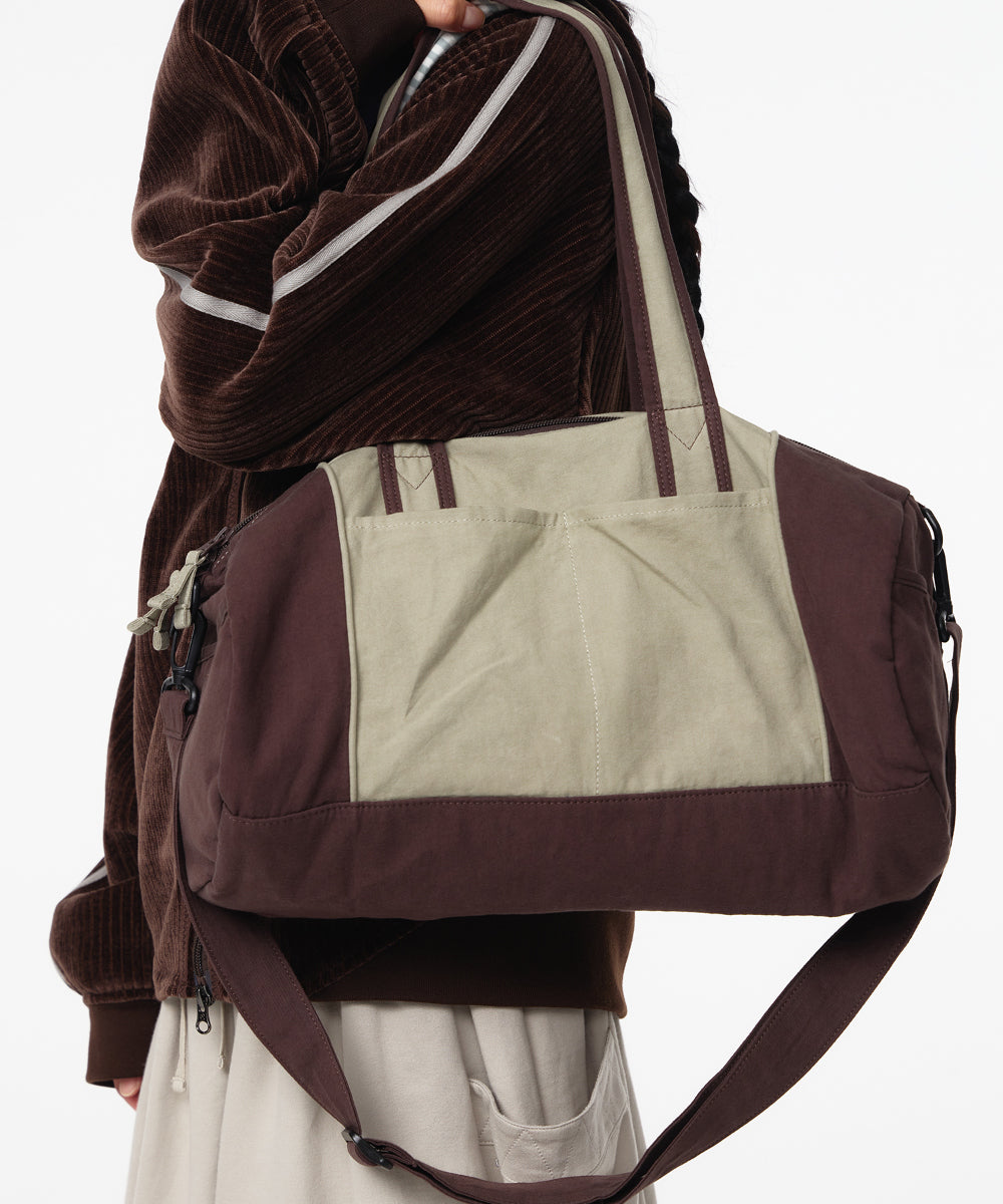 Coyseio - Duffle Two-Way Cross Bag (Brown) product image 4 | TRAB K-Fashion Australia