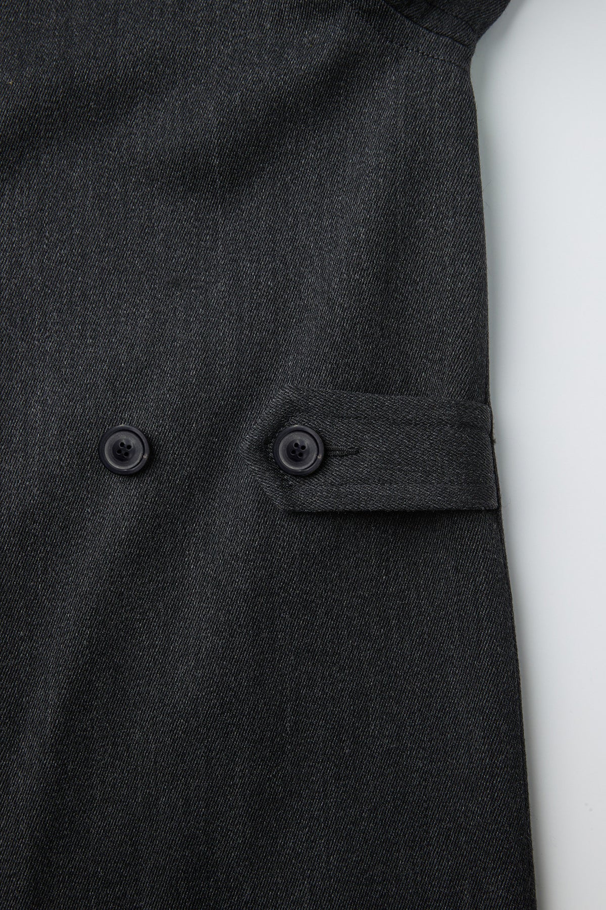 Coor - Round Shoulder Leather Trim Balmaacan Coat (Charcoal) product image 7 | TRAB K-Fashion Australia