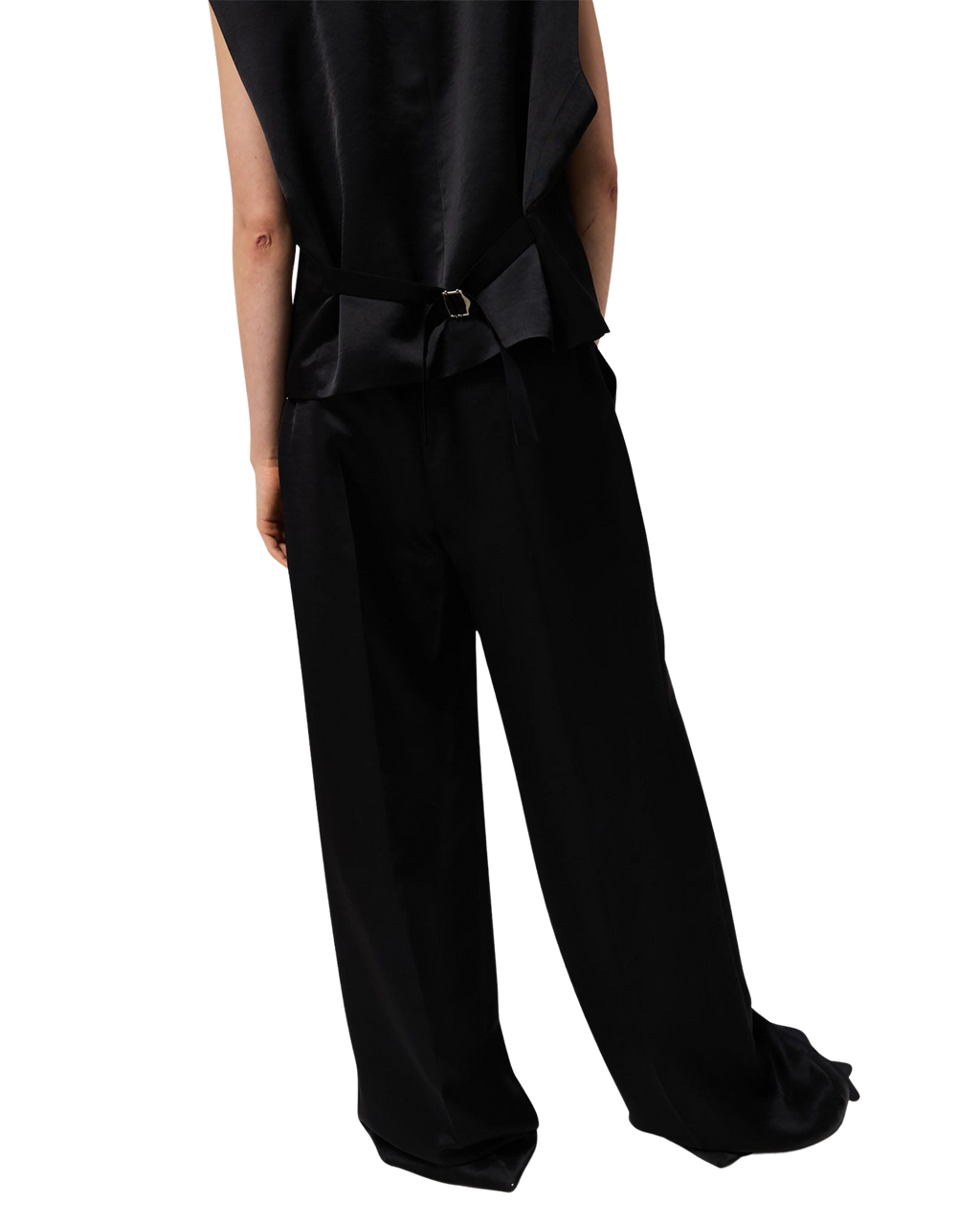 Kimhe Kim - Belted Wide Pants (Black) product image 19 | TRAB K-Fashion Australia