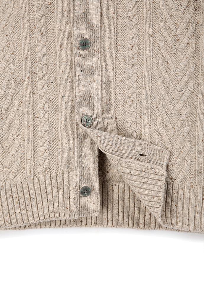 Art if acts - Fisherman Cable Cardigan (Natural) product image 10 | TRAB K-Fashion Australia