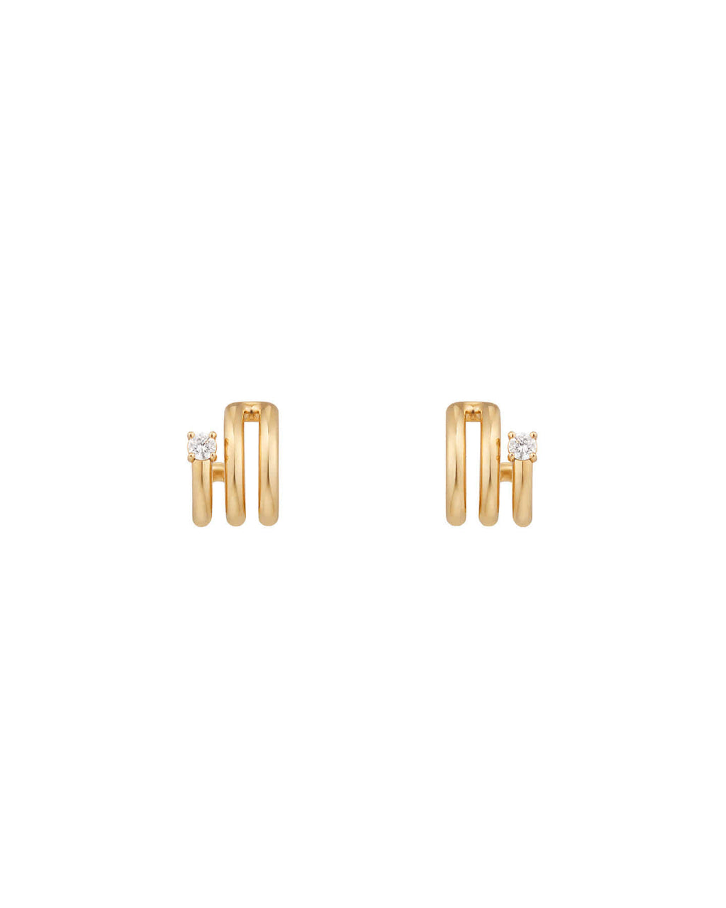 Numbering - Coil with Stone Earrings #8102 product image 8 | TRAB K-Fashion Australia