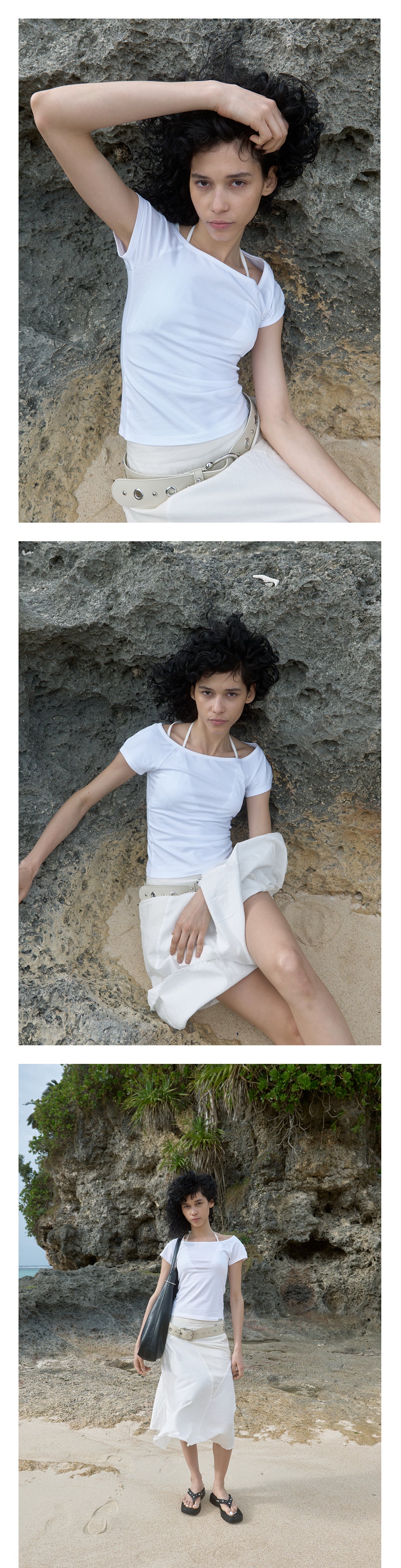 Kijun - Essential Boat Neck Tee (3Colors) product image 2 | TRAB K-Fashion Australia