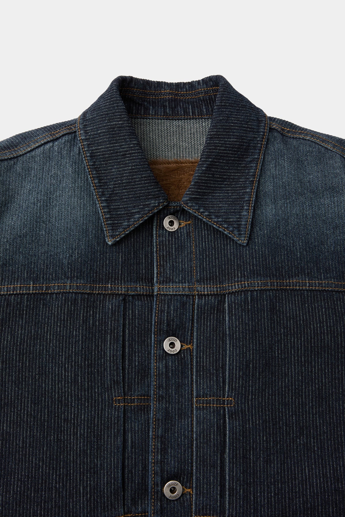 Coor - Type 2 Twill Washed Trucker Jacket (Washed Indigo) product image 5 | TRAB K-Fashion Australia