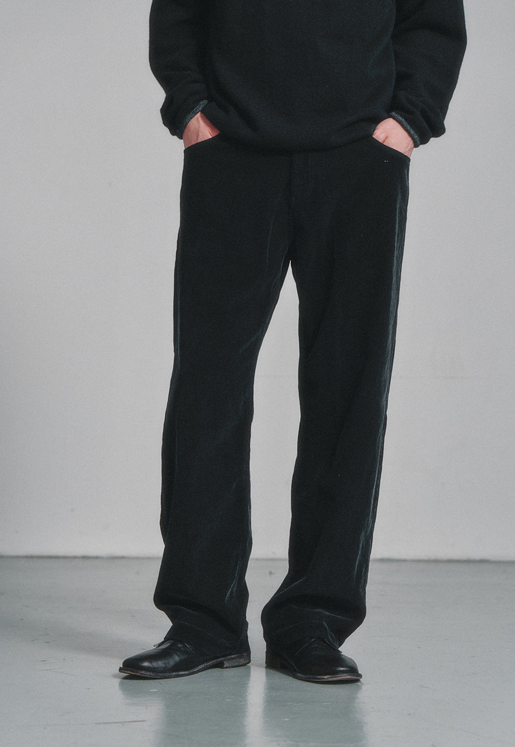 Art if acts - Garment Dyed Corduroy 5P Pants (Black) product image 4 | TRAB K-Fashion Australia