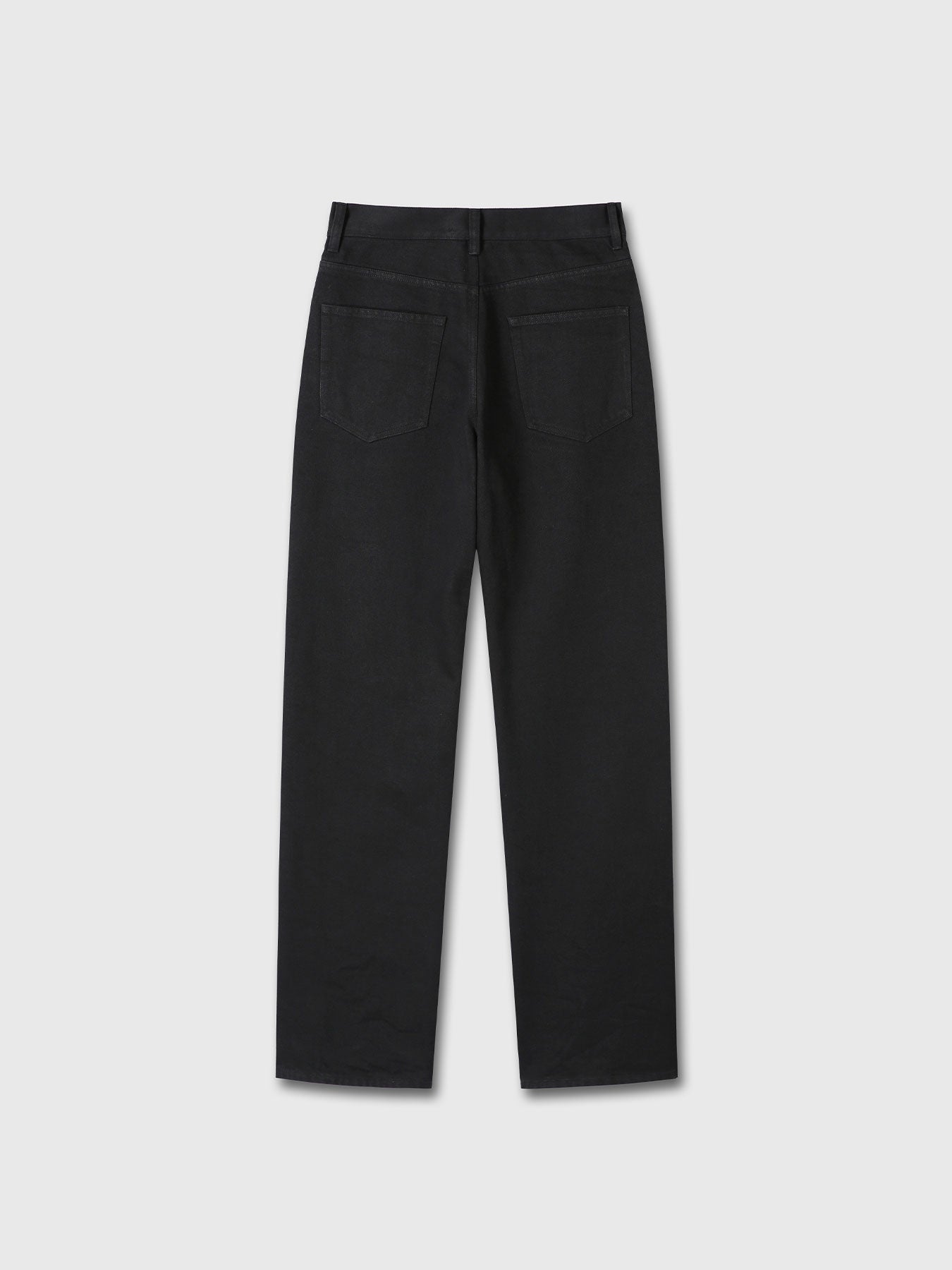 Tonywack - Twisted Seam Straight-Leg Denim Jeans (Black) product image 10 | TRAB K-Fashion Australia