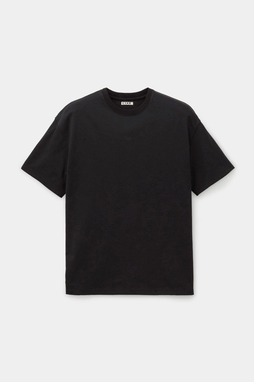 Coor - Supima Cotton Semi Overfit T Shirts (Black) product image 1 | TRAB K-Fashion Australia