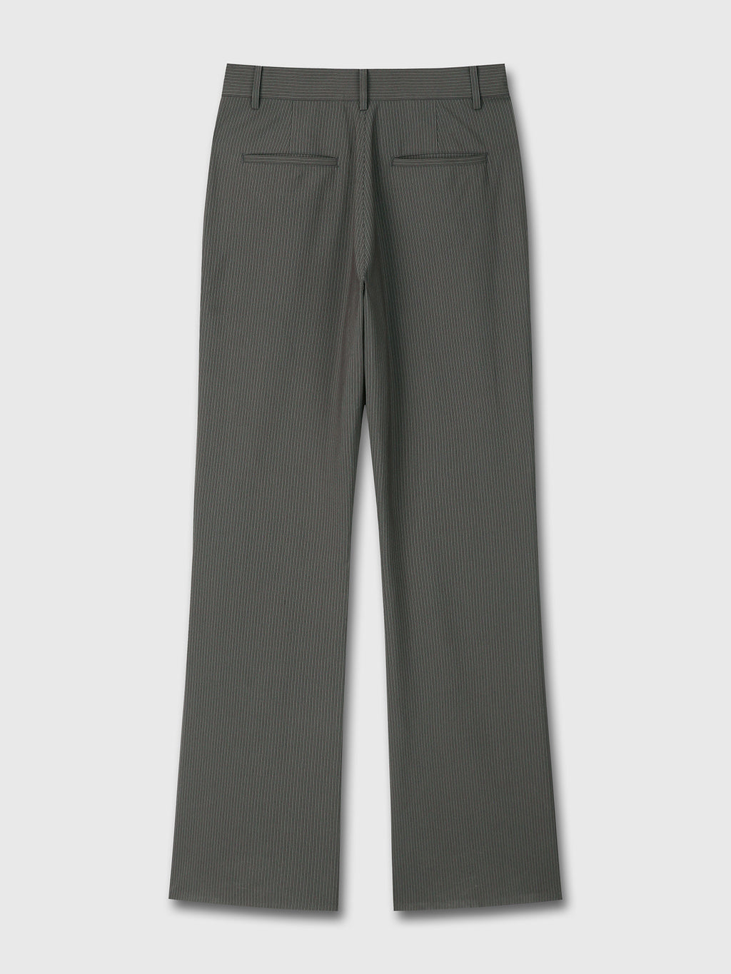 Tonywack - Vintage Stripe Flared Leg Pants (Olive Charcoal) product image 9 | TRAB K-Fashion Australia