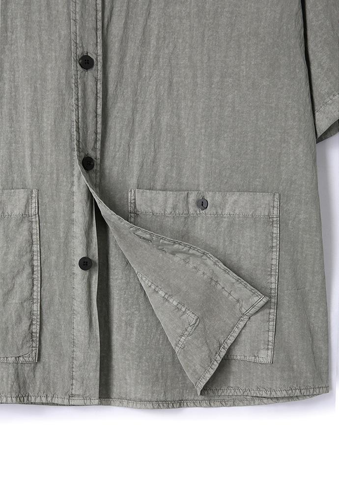 Art if acts - Garment Dyed Two Pocket Half Shirt (Cliff) product image 12 | TRAB K-Fashion Australia