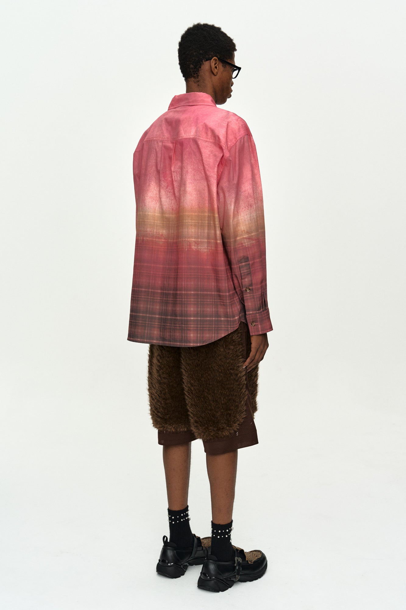 Andersson Bell - Rothco Gradient Printed Shirt (Red) product image 3 | TRAB K-Fashion Australia