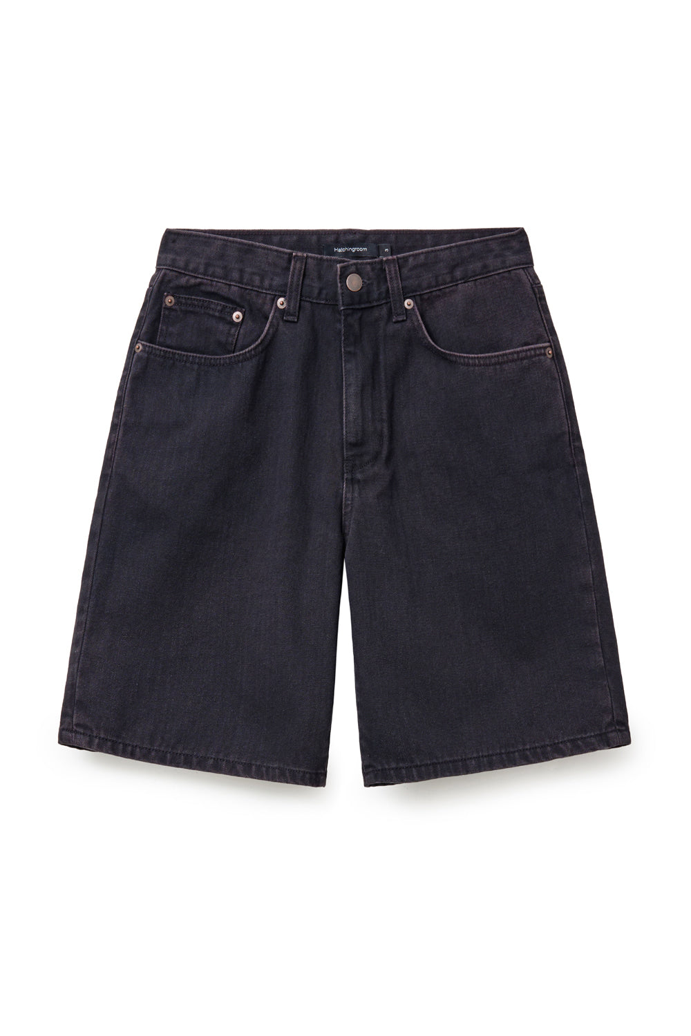 Hatchingroom - Bleached Shorts (Dark Navy) product image 1 | TRAB K-Fashion Australia