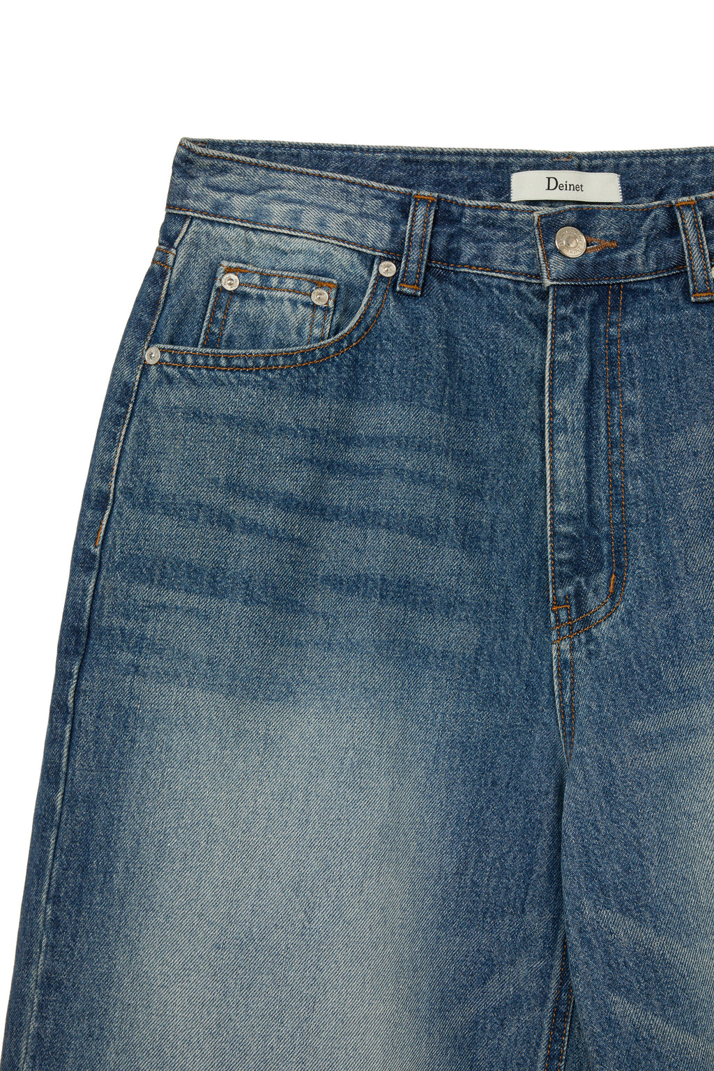 Deinet - Dj Park Back Lettering Denim (Blue) product image 5 | TRAB K-Fashion Australia