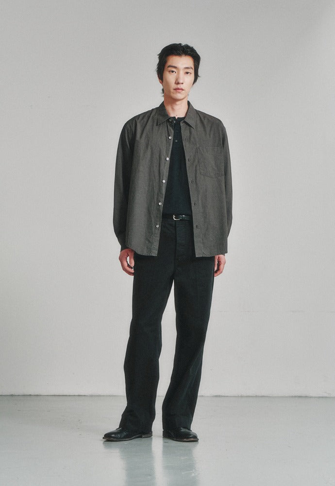 Art if acts - Sunny Dry Typewriter Shirt (Faded Black) product image 1 | TRAB K-Fashion Australia