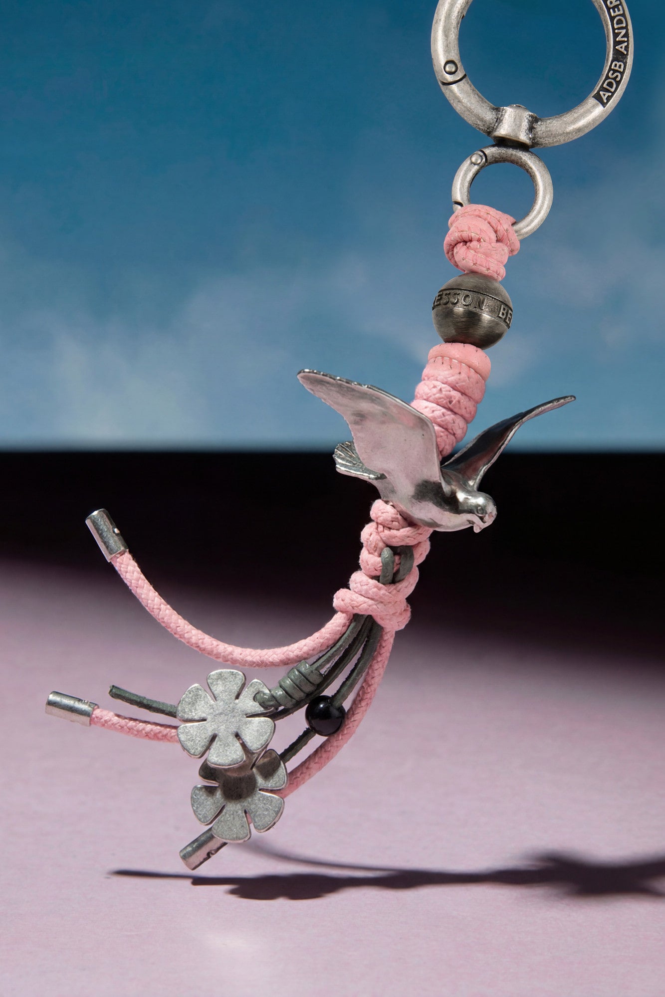 Andersson Bell - Lucky Bird Keychain (Pink/Grey) product image 2 | TRAB K-Fashion Australia