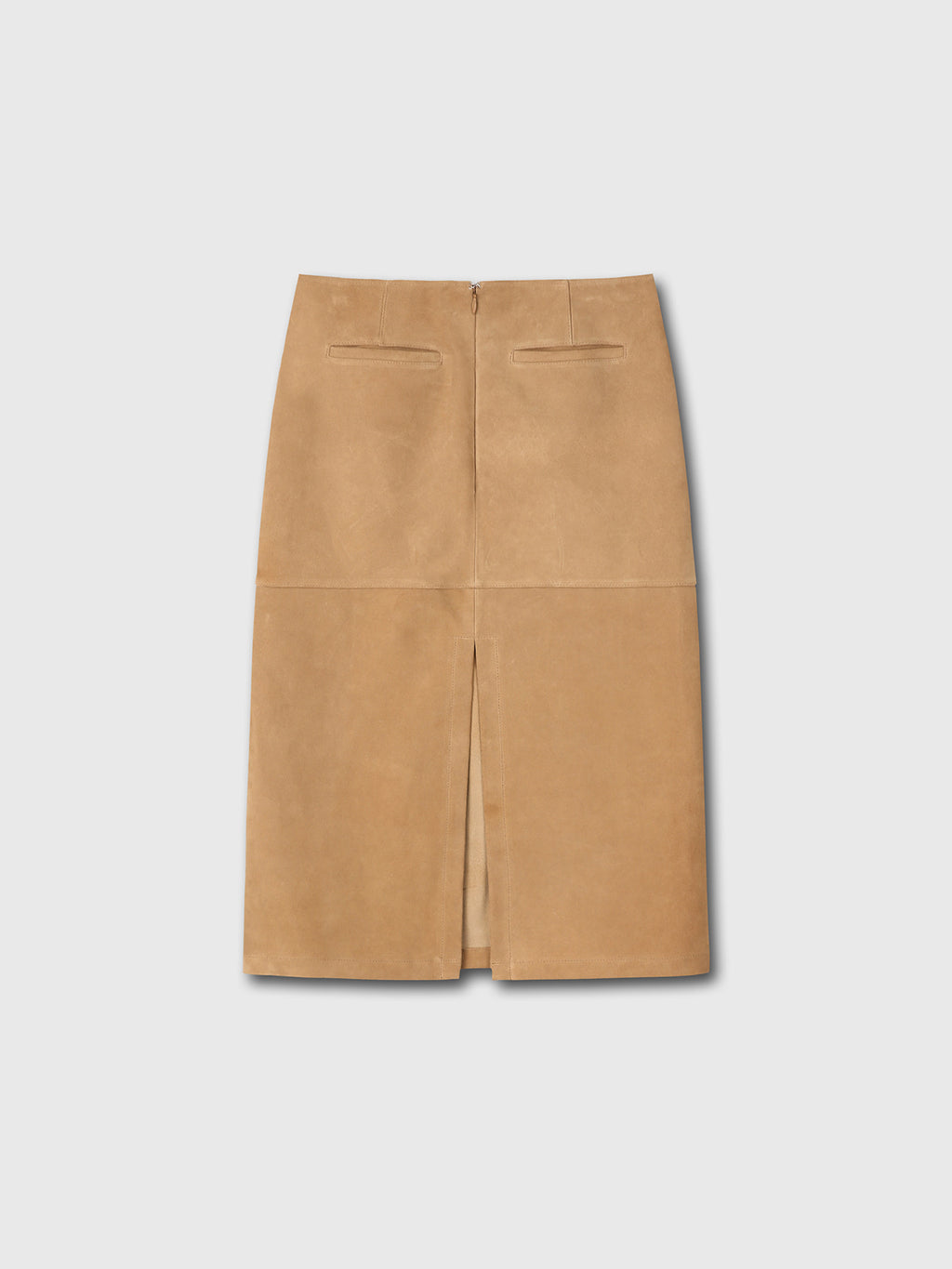 Tonywack - Suede Midi Skirt (Light Beige) product image 8 | TRAB K-Fashion Australia