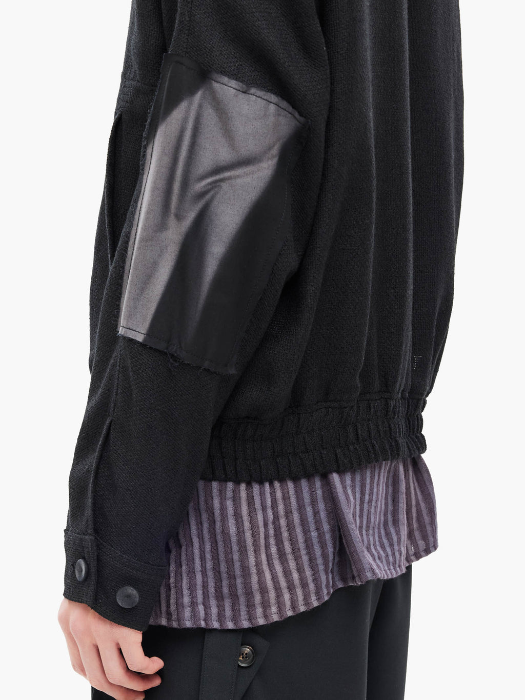 Jiyong Kim - Sun-Bleached Double Front Jacket (Black) product image 9 | TRAB K-Fashion Australia