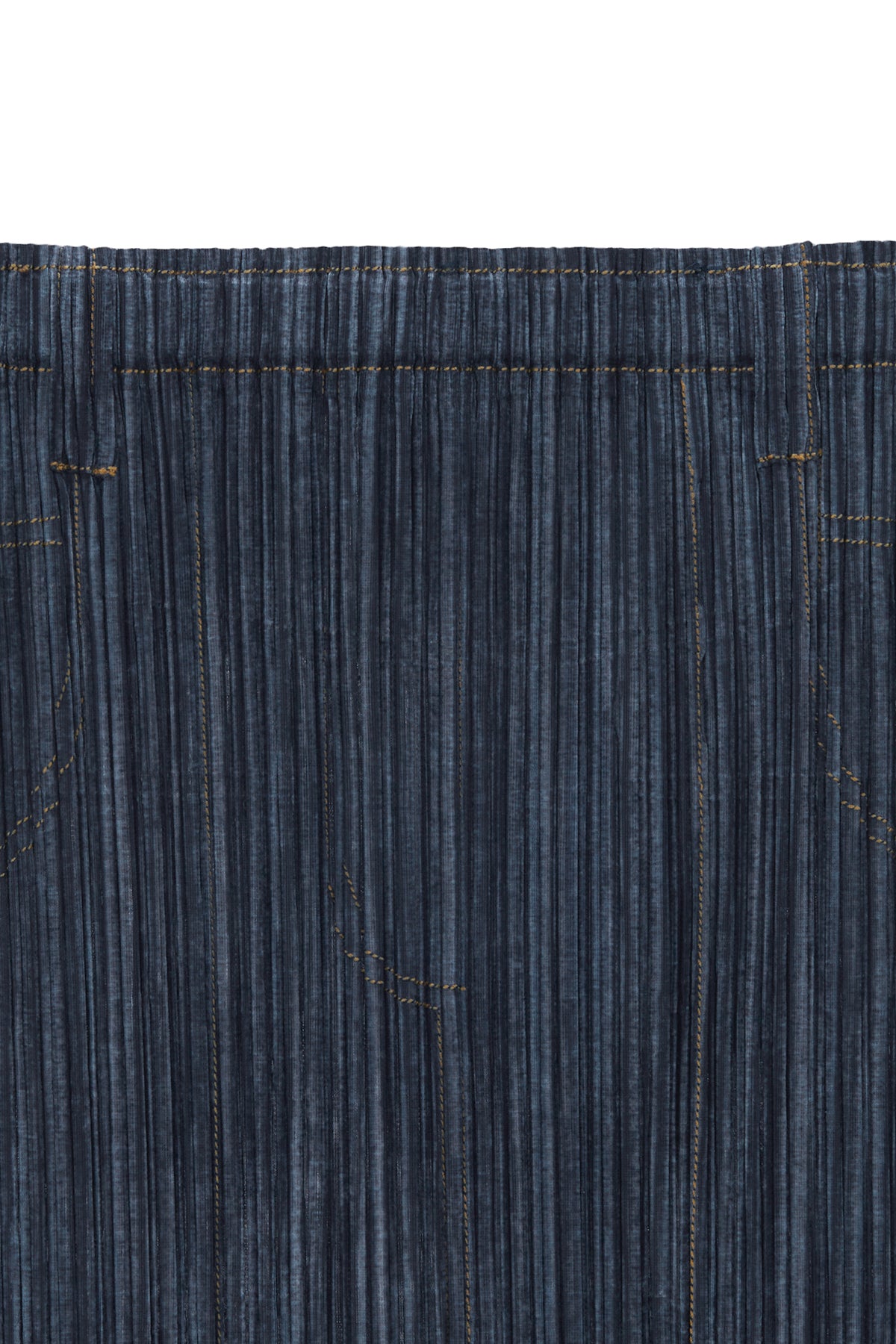 Matin Kim - Pleats Stitch Layered Skirt (Navy) product image 3 | TRAB K-Fashion Australia