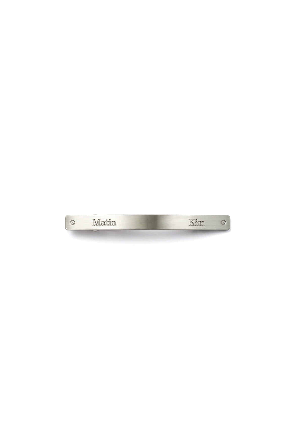 Matin Kim - Matin Signature Slim Hair Clip (Dark Silver) product image 4 | TRAB K-Fashion Australia