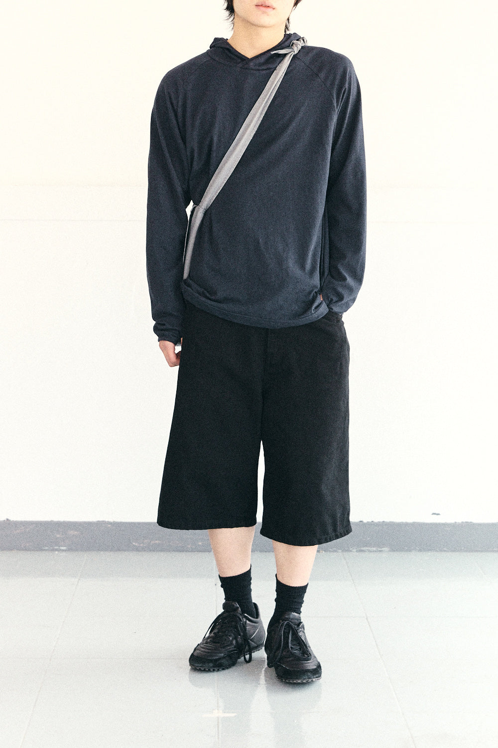 Hatchingroom - Base Hoodie Blue (Charcoal) product image 6 | TRAB K-Fashion Australia