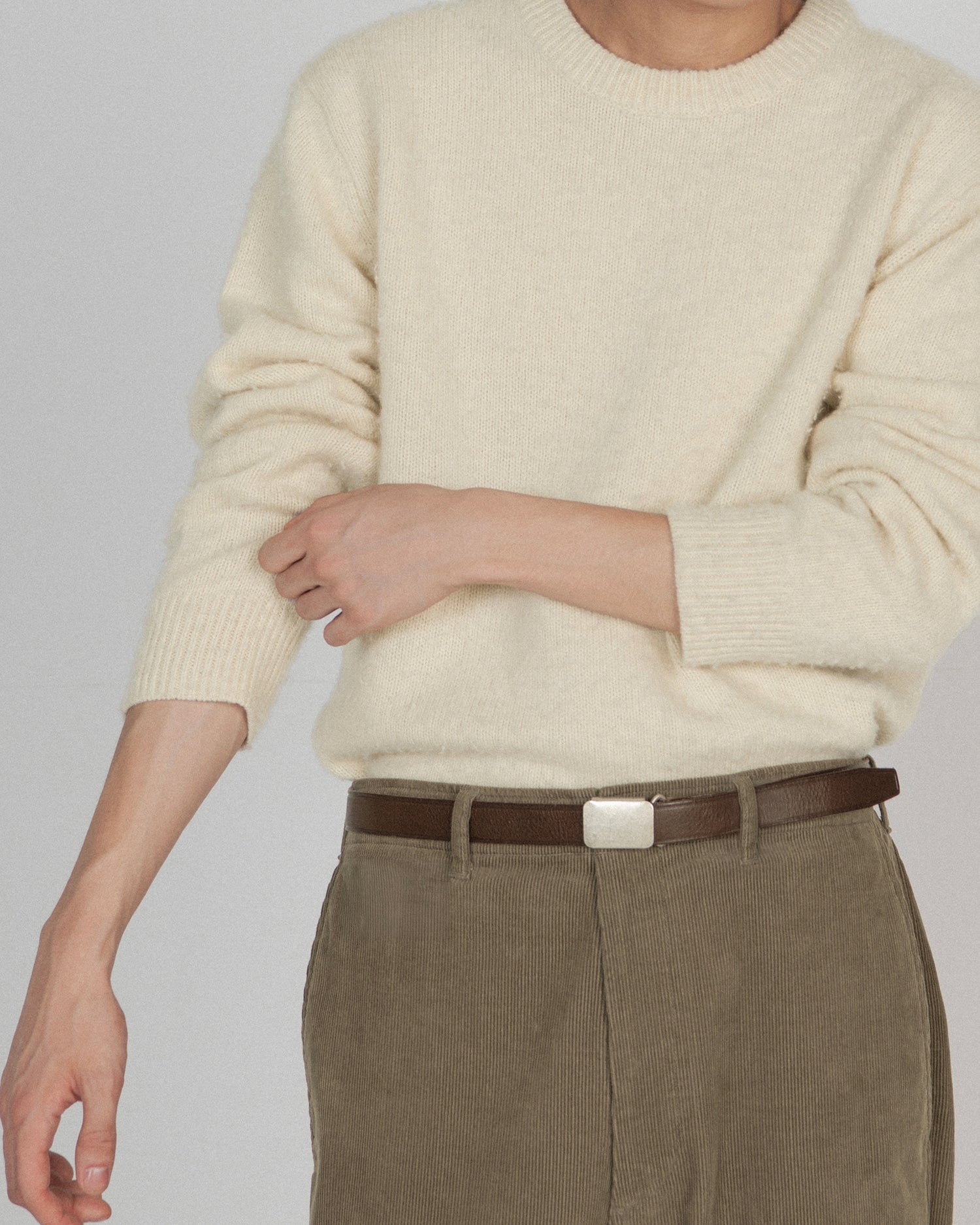 Brownyard - Brushed Sweater (Ivory) product image 2 | TRAB K-Fashion Australia