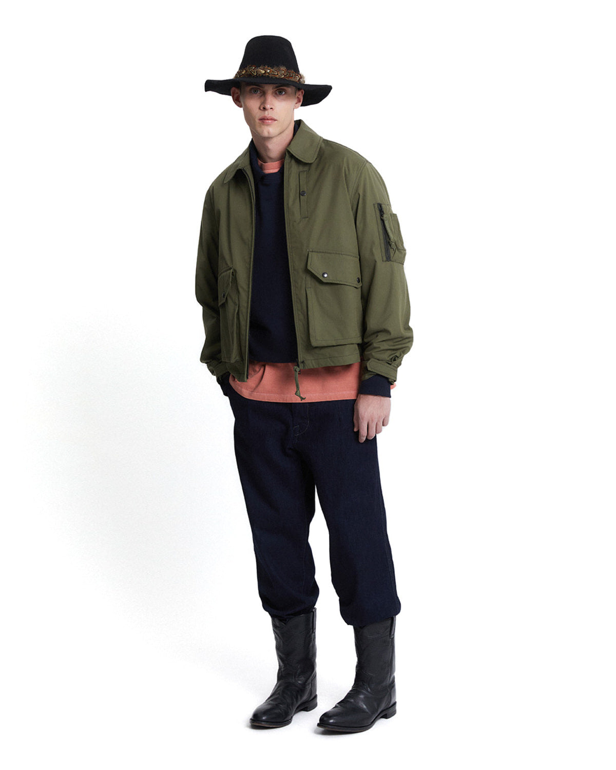 Eastlogue - Combat Flight Jacket (Olive C/n) product image 1 | TRAB K-Fashion Australia
