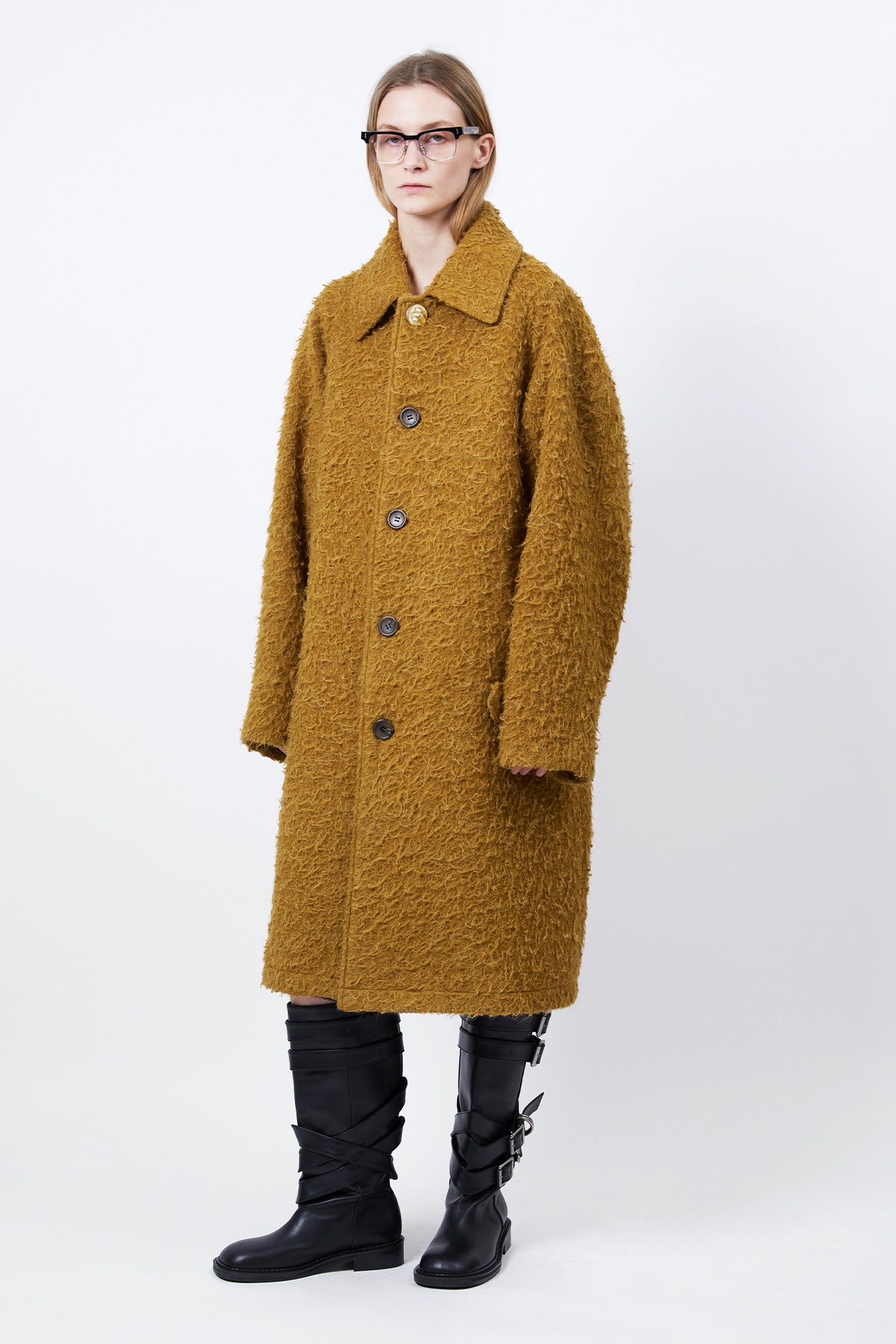 Andersson Bell - Unisex Casentino Raglan Coat (Brown) product image 11 | TRAB K-Fashion Australia