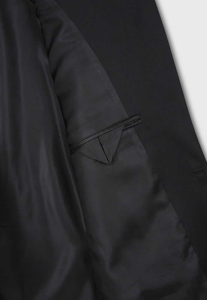 Tonywack - Virgin Wool Relaxed Tailored Jacket (Black) product image 13 | TRAB K-Fashion Australia