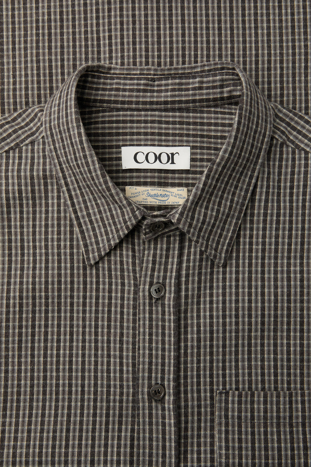 Coor - Gun Club Check Shirt (Nep Black) product image 5 | TRAB K-Fashion Australia