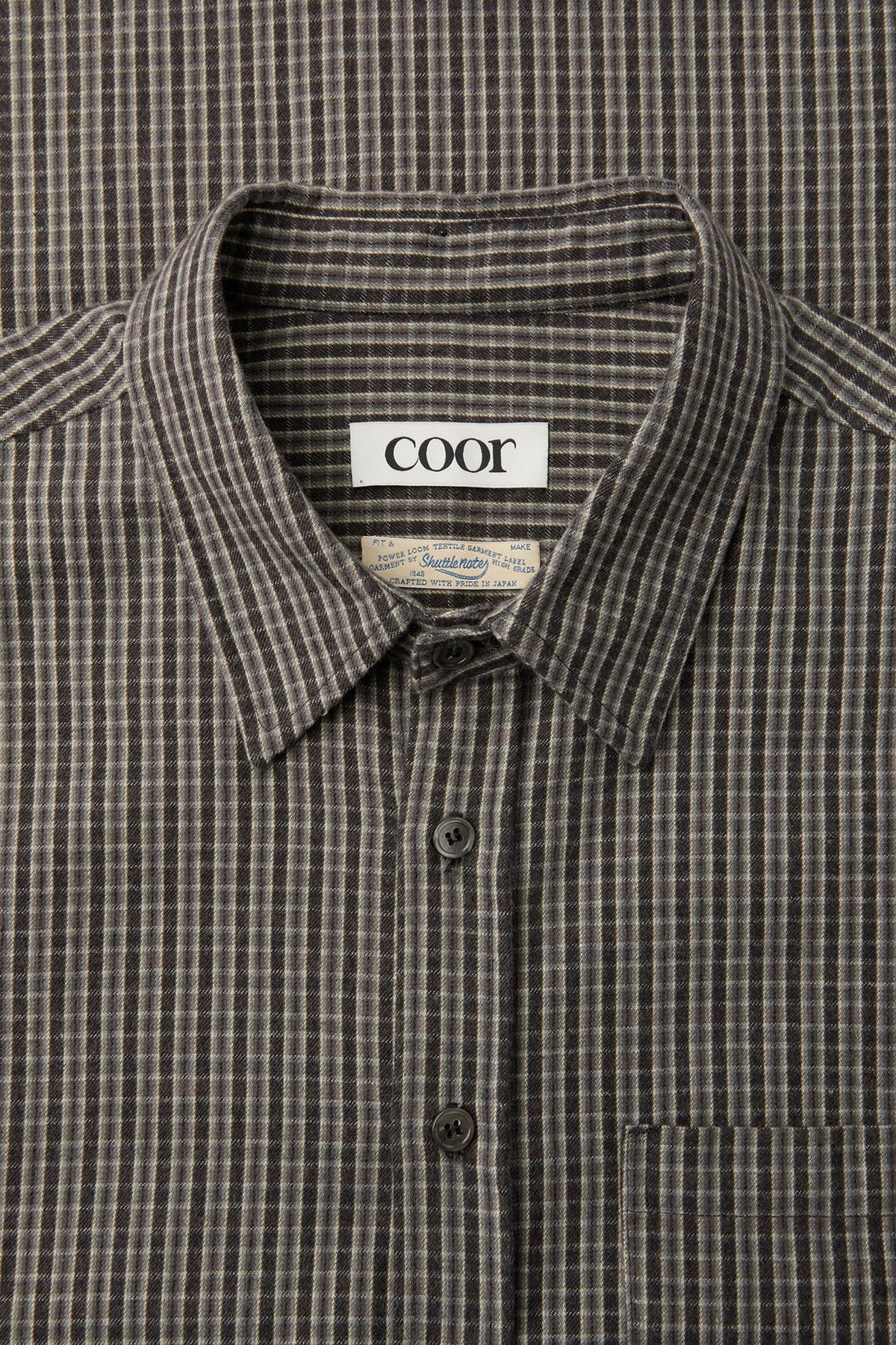 Coor - Gun Club Check Shirt (Nep Black) product image 5 | TRAB K-Fashion Australia