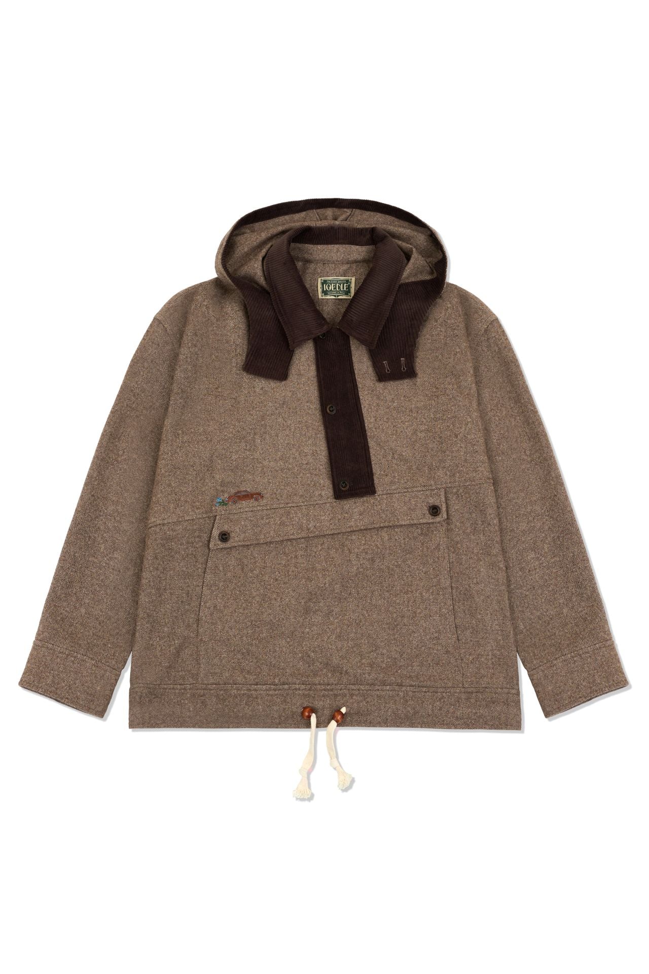 Ioedle - Uphill Hooded Anorak (Red Brown) product image 2 | TRAB K-Fashion Australia