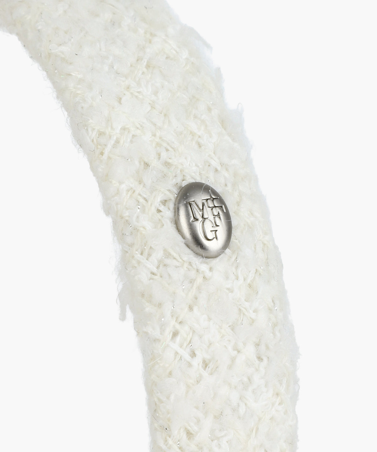 Marithe & Francois Girbaud - Tweed Hairband (Ivory) product image 3 | TRAB K-Fashion Australia